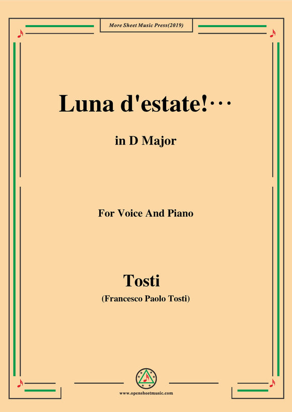 Tosti-Luna d'estate!