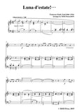 Tosti-Luna d'estate!, for Violin and Piano
