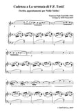 Tosti-Cadenza a La serenata(Scritta appositamente per Nellie Melbe), for Violin and Piano