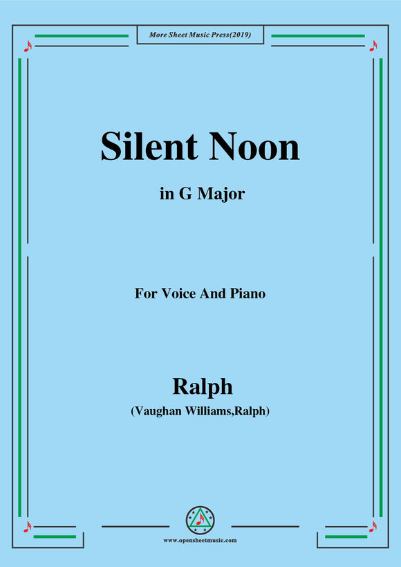 Vaughan Williams-Silent Noon
