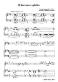 Verdi-Il lacerate spirito(A te l'estremo addio), for Flute and Piano