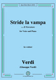 Verdi-Stride la vampa,from 'Il Trovatore'