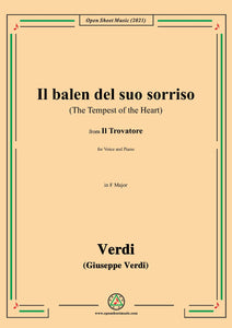 Verdi-Il balen del suo sorriso(The Tempest of the Heart),in F Major