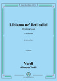 Verdi-Libiamo ne' lieti calici(Drinking Song),in A Major