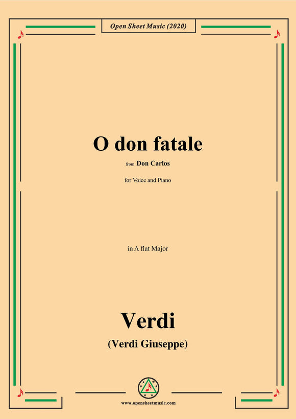 Verdi-O don fatale