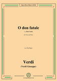 Verdi-O don fatale