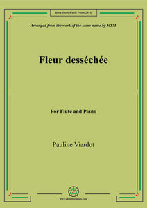 Viardot-Fleur desséchée, for Flute and Piano