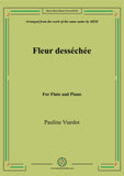 Viardot-Fleur desséchée, for Flute and Piano