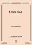 Vivaldi-Sonata No.5,in f sharp minor,Op.14 No.5;RV 40