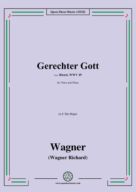 Wagner-Gerechter Gott