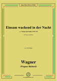 Wagner-Einsam wachend in der Nacht,in A Major