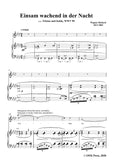 Wagner-Einsam wachend in der Nacht,in A Major