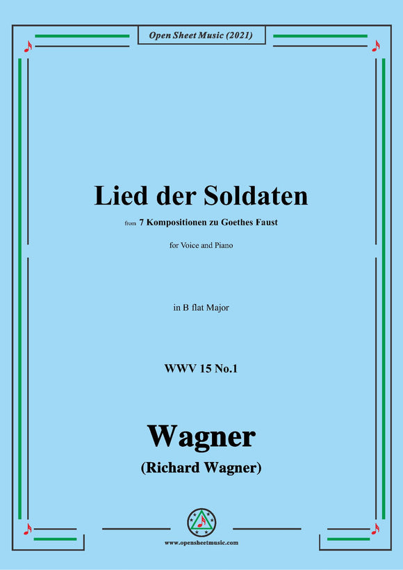 Wagner-Lied der Soldaten,in B flat Major