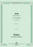 Weber-Arie(Schweig!schweig!),from 'Der Freischütz,Op.77'