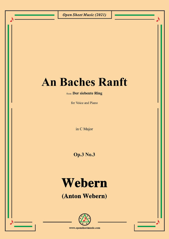 Webern-An Baches Ranft