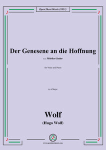 Wolf-Der Genesene an die Hoffnung