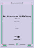 Wolf-Der Genesene an die Hoffnung