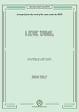 Wolf-Lebe wohl, for Violin and Piano