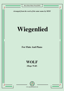 Wolf-Wiegenlied, for Flute and Piano