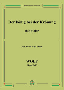 Wolf-Der König bei der Krönung
