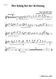 Wolf-Der König bei der Krönung, for Violin and Piano