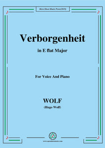 Wolf-Verborgenheit