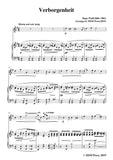 Wolf-Verborgenheit, for Violin and Piano