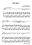 Wolf-Er ist's, for Violin and Piano