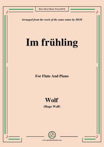 Wolf-Im frühling, for Flute and Piano