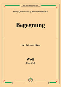 Wolf-Begegnung, for Flute and Piano