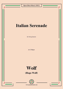 Wolf-Italian Serenade,IHW 14