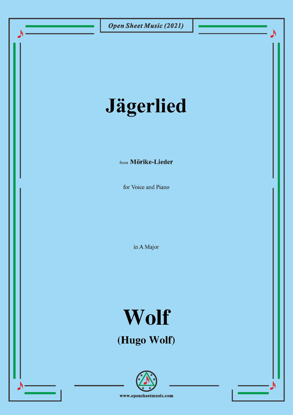 Wolf-Jagerlied, IHW 22 No.4