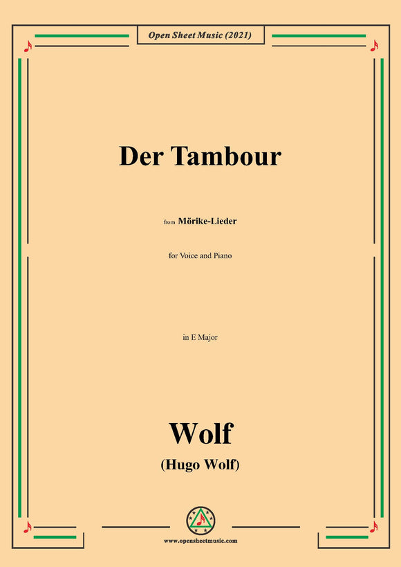 Wolf-Der Tambour,IHW 22 No.5