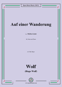 Wolf-Auf einer Wanderung, IHW 22 No.15