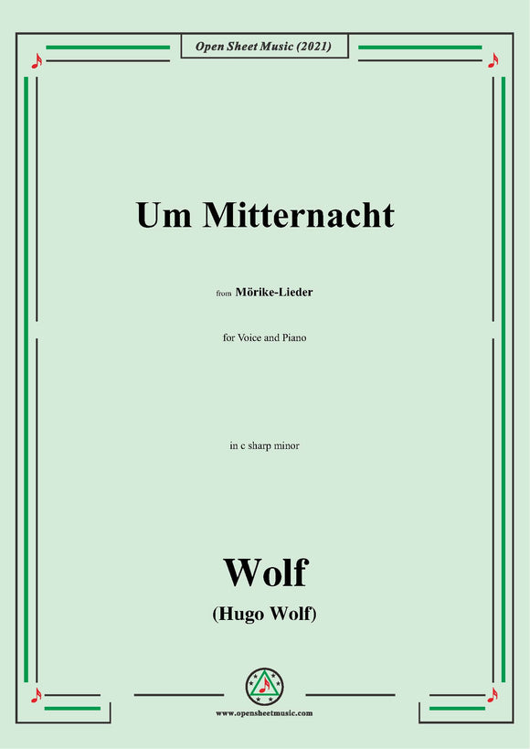 Wolf-Um Mitternacht,IHW 22 No.19