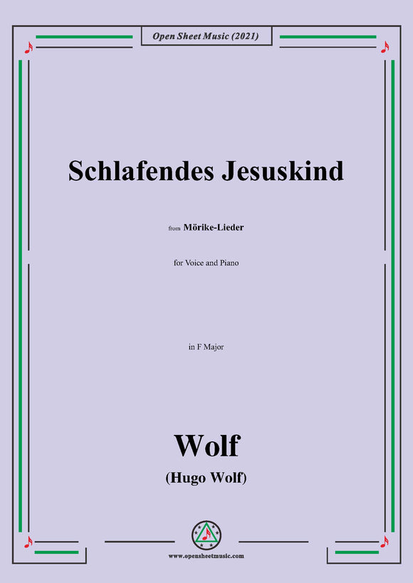 Wolf-Schlafendes Jesuskind,IHW 22 No.25