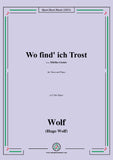 Wolf-Wo find ich Trost,IHW 22 No.31