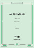 Wolf-An die Geliebte,IHW 22 No.32