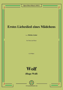 Wolf-Erstes Liebeslied eines Madchens