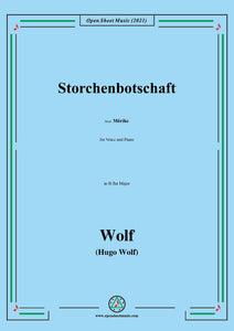 Wolf-Storchenbotschaft