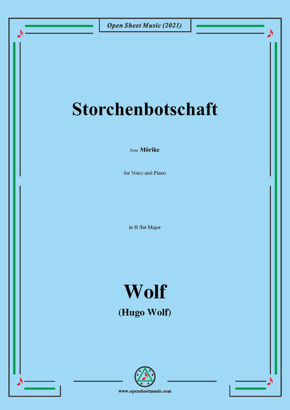 Wolf-Storchenbotschaft