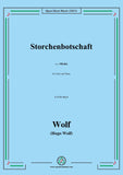 Wolf-Storchenbotschaft