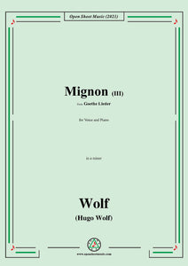 Wolf-Mignon III
