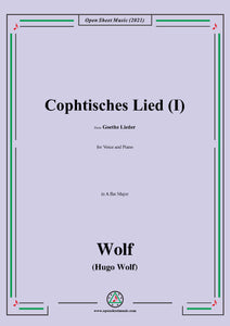 H. Wolf-Cophtisches Lied I