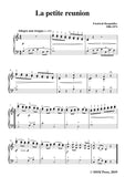 Burgmüller-25 Études faciles et progressives, Op.100 No.4,La petite reunion