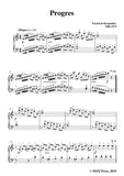 Burgmüller-25 Études faciles et progressives, Op.100 No.6,Progres