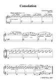Burgmüller-25 Études faciles et progressives, Op.100 No.13,Consolation