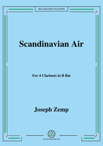Joseph Zemp-Scandinavian Air,for 4 Clarinets in B flat