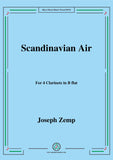 Joseph Zemp-Scandinavian Air,for 4 Clarinets in B flat