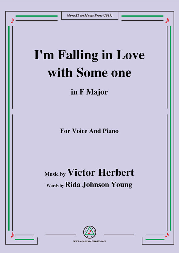 Victor Herbert-I'm Falling in Love with Someone,for Voice&Pno